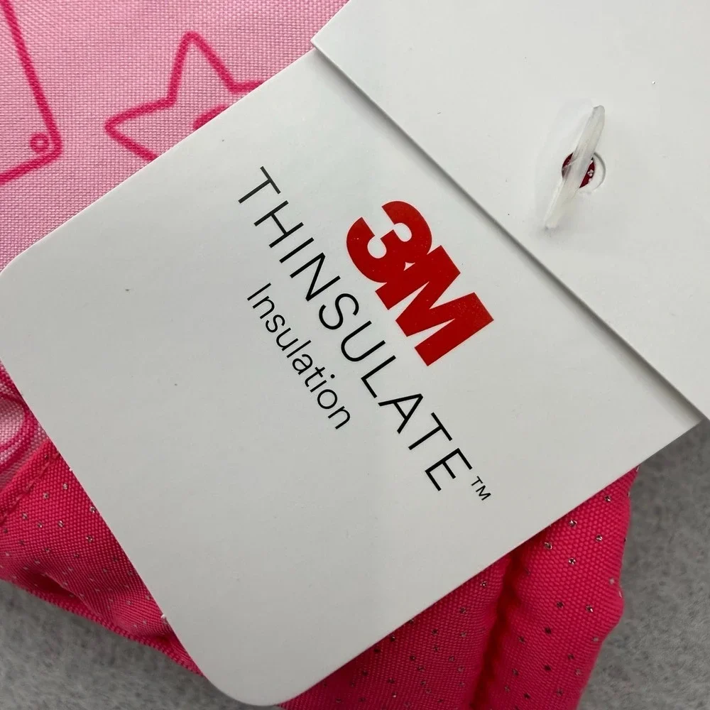 Bioworld Princess Peach winter Gloves‎ Pink L/XL Super Mario Kidcore new tags
